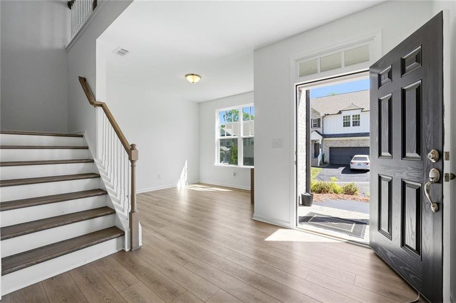 Spacious, unfurnished interior of a new home in Creekside, Dawsonville (Image 15). Spacious, unfurnished interior of a new home in Creekside, Dawsonville (Image 15).