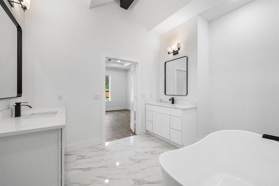 Furnished interior view inside a new home in , Huffman (Image 5).