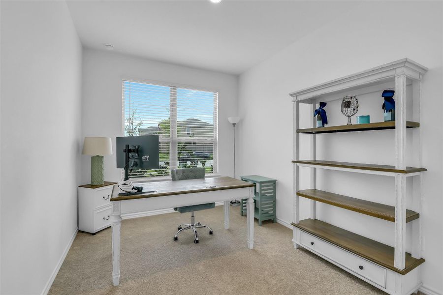 Furnished interior view inside a new home in Mavera, Conroe (Image 8).
