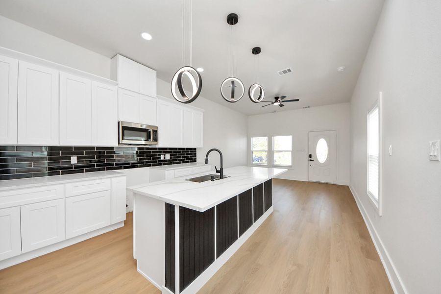 Furnished interior view inside a new home in , Houston (Image 14).