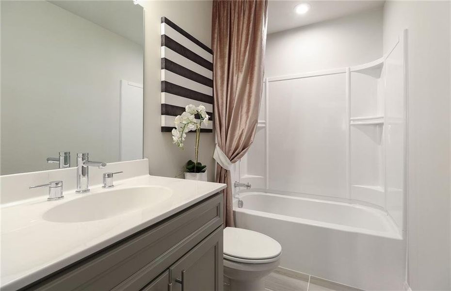 Furnished interior view inside a new home in Sierra Creek, Hoschton (Image 16).