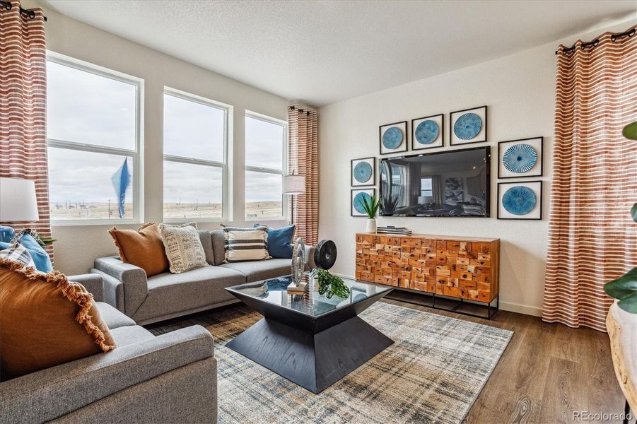 Furnished interior view inside a new home in Ridge at Johnstown, Johnstown (Image 22).
