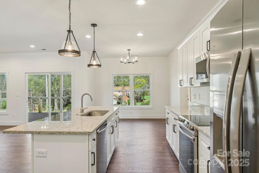 Furnished interior view inside a new home in , Hendersonville (Image 4).