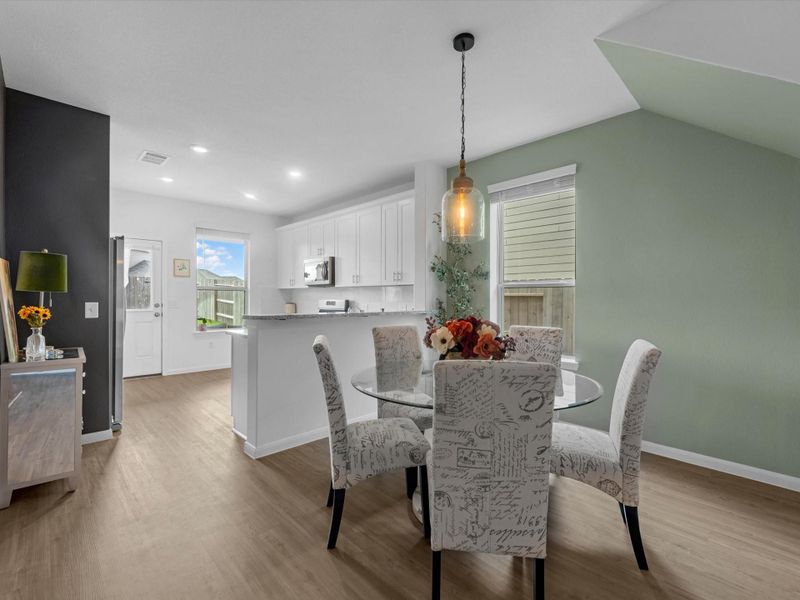 Furnished interior view inside a new home in Mavera, Conroe (Image 7).