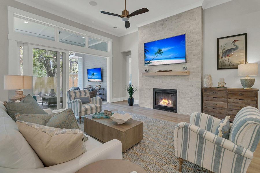 Furnished interior view inside a new home in , Johns Island (Image 44). Furnished interior view inside a new home in , Johns Island (Image 44).