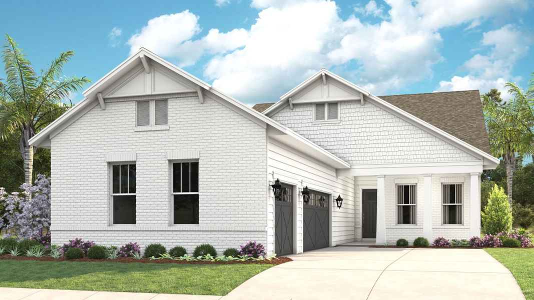 Craftsman BB | Brick | 3 Car Garage