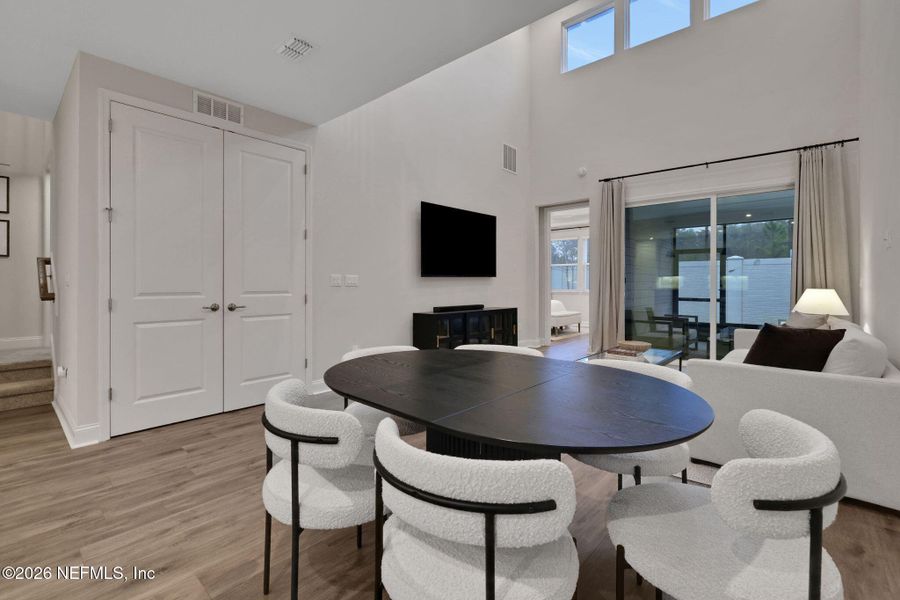 Furnished interior view inside a new home in , Jacksonville (Image 20).