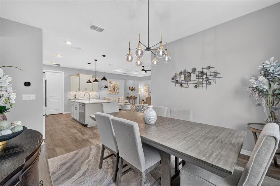 Furnished interior view inside a new home in , Ocala (Image 8).