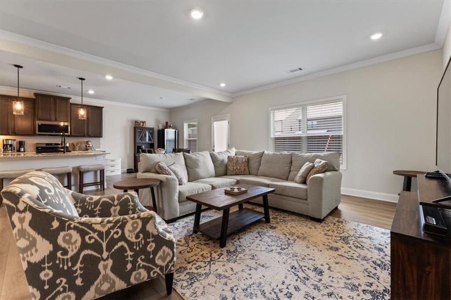Furnished interior view inside a new home in Crofton Place Enclave, Snellville (Image 49).