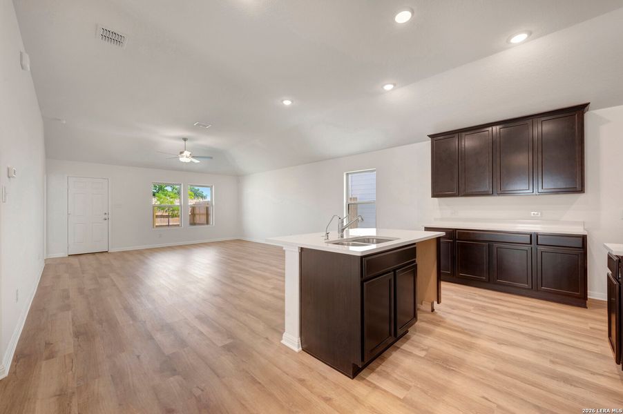 Furnished interior view inside a new home in Verano Farms, Von Ormy (Image 8). Furnished interior view inside a new home in Verano Farms, Von Ormy (Image 8).