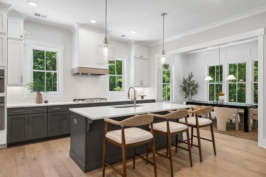 Furnished interior view inside a new home in , Charleston (Image 8).