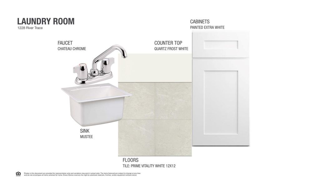 Sample of building materials used in homes in Wolf Ranch South Fork, Georgetown (Image 4).
