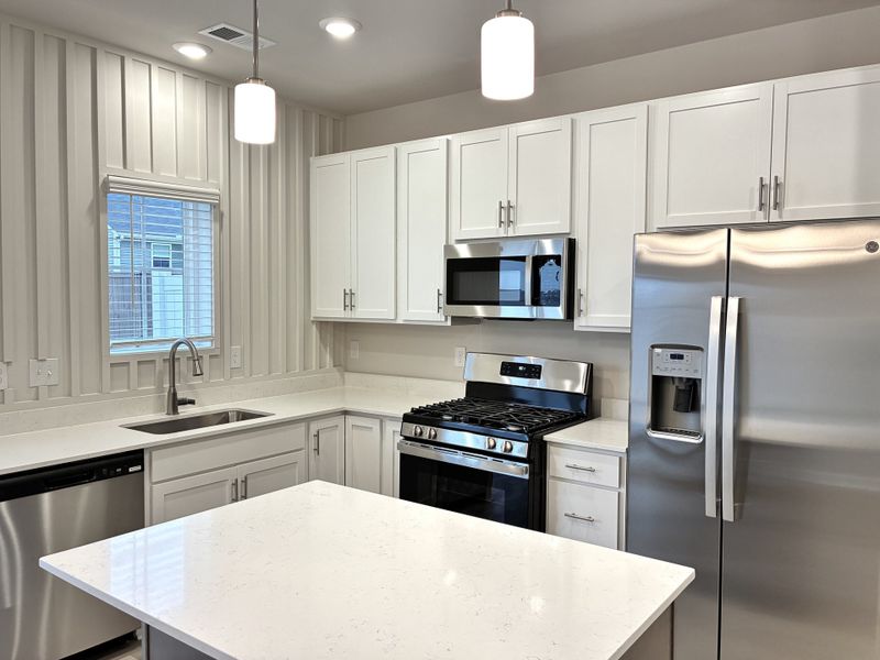 Furnished interior view inside a new home in Reidville Town Center, Reidville (Image 6). Furnished interior view inside a new home in Reidville Town Center, Reidville (Image 6).