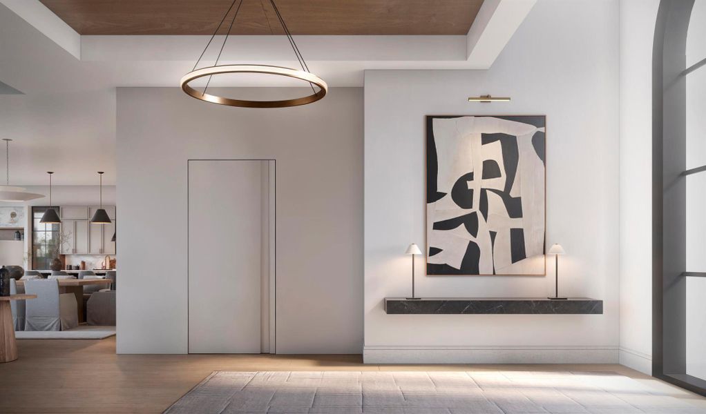 Furnished interior view inside a new home in , Boca Raton (Image 27).