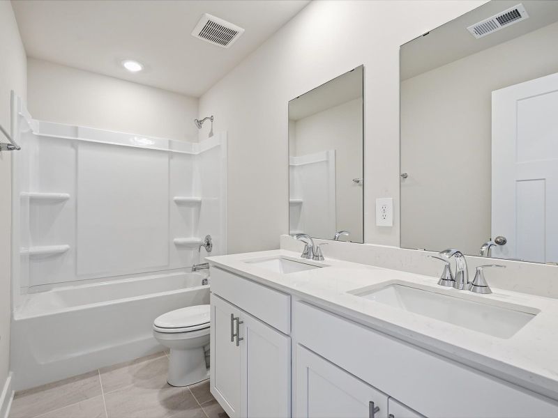 Furnished interior view inside a new home in Ashby Woods, Boiling Springs (Image 8).