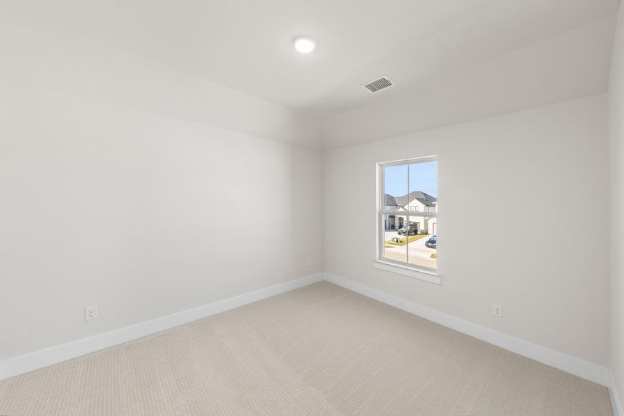 Spacious, unfurnished interior of a new home in Inspiration Collection 60 at Painted Tree, McKinney (Image 24). Spacious, unfurnished interior of a new home in Inspiration Collection 60 at Painted Tree, McKinney (Image 24).