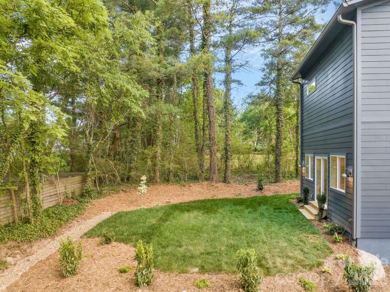 Flat Back yard!