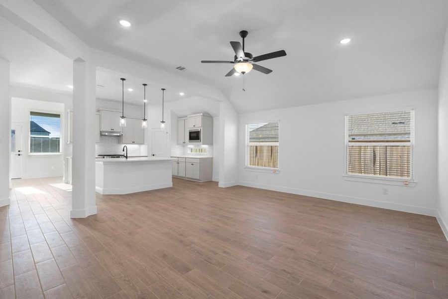 Spacious, unfurnished interior of a new home in Bridgeland, Cypress (Image 18).