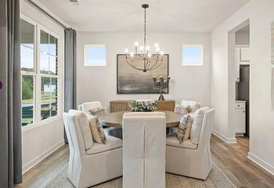 Furnished interior view inside a new home in The Estates at Gainesville Township, Gainesville (Image 23).