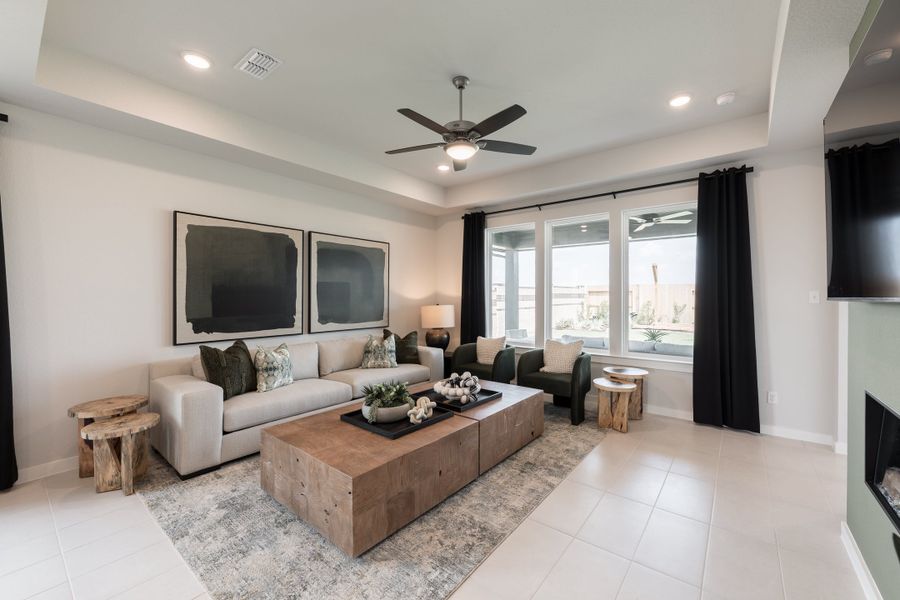 Representative furnished interior of a home built from the Primrose by Tri Pointe Homes in Mason Woods, Cypress (Image 13). Representative furnished interior of a home built from the Primrose by Tri Pointe Homes in Mason Woods, Cypress (Image 13).
