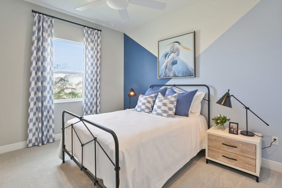 Furnished interior view inside a new home in Palm Grove, Lakewood Ranch (Image 18).