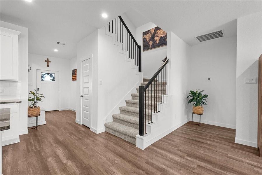 Furnished interior view inside a new home in Westland Ranch 50' Homesites, League City (Image 35).