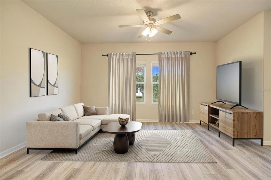 Furnished interior view inside a new home in , Palm Coast (Image 17).