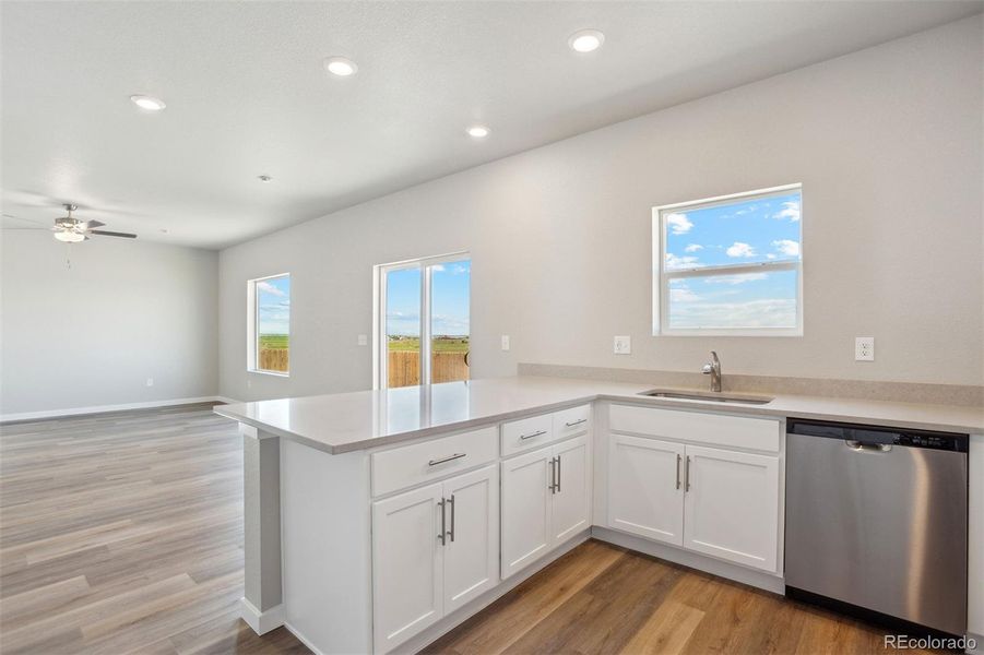 Furnished interior view inside a new home in Bennett Ranch, Bennett (Image 5). Furnished interior view inside a new home in Bennett Ranch, Bennett (Image 5).