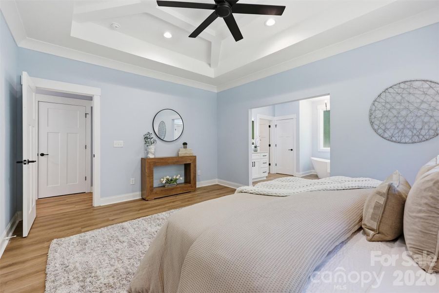 Furnished interior view inside a new home in , Clover (Image 15). Furnished interior view inside a new home in , Clover (Image 15).