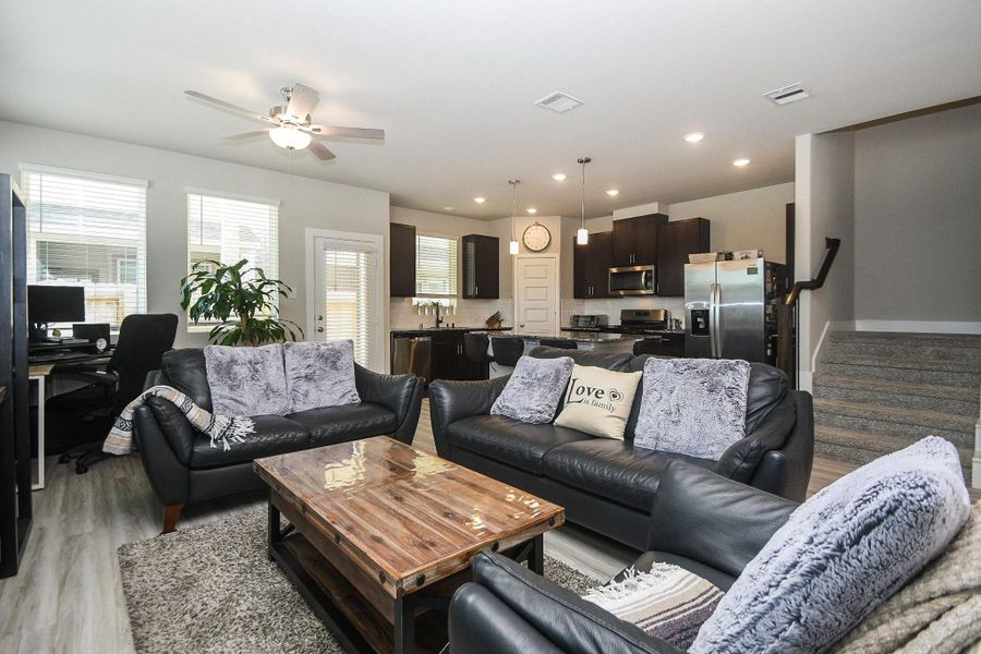 Furnished interior view inside a new home in , Houston (Image 5). Furnished interior view inside a new home in , Houston (Image 5).