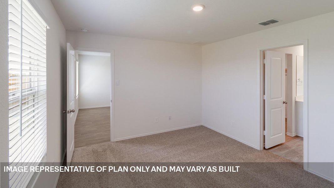 Spacious, unfurnished interior of a new home in Prairie Lakes, Buda (Image 16).