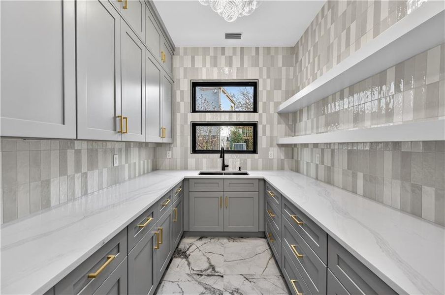 Furnished interior view inside a new home in , Atlanta (Image 19).