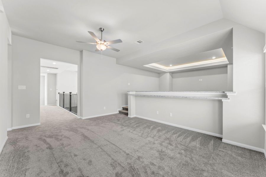 Spacious, unfurnished interior of a new home in The Highlands, Porter (Image 37).