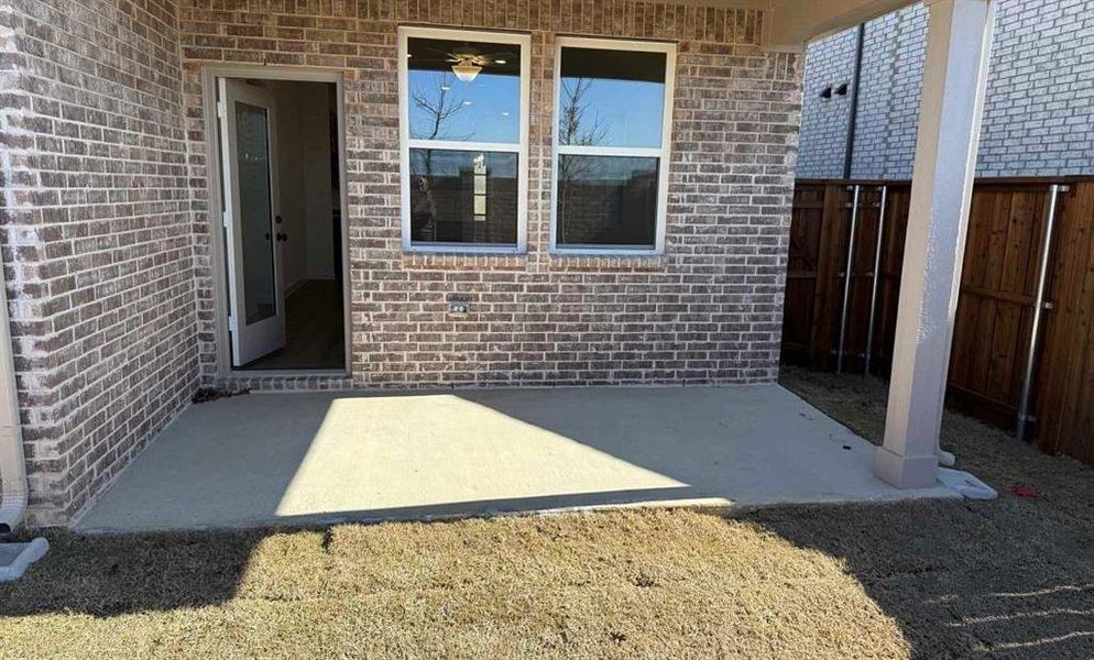 Covered Patio Construction Progress