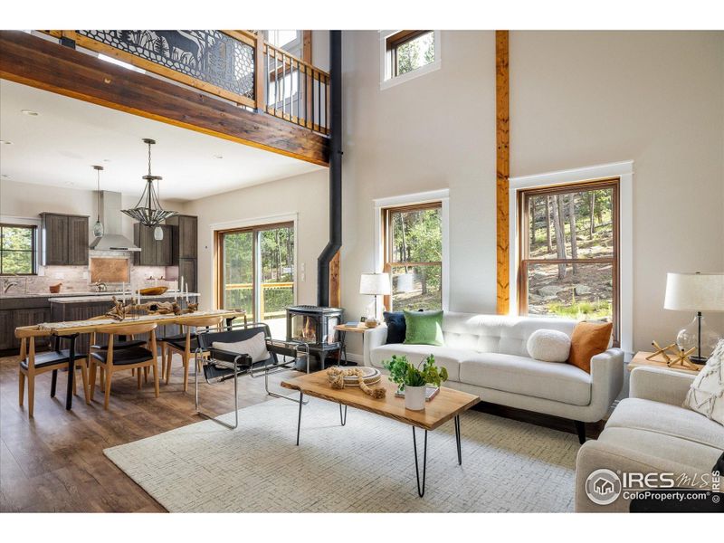 Furnished interior view inside a new home in , Golden (Image 26).