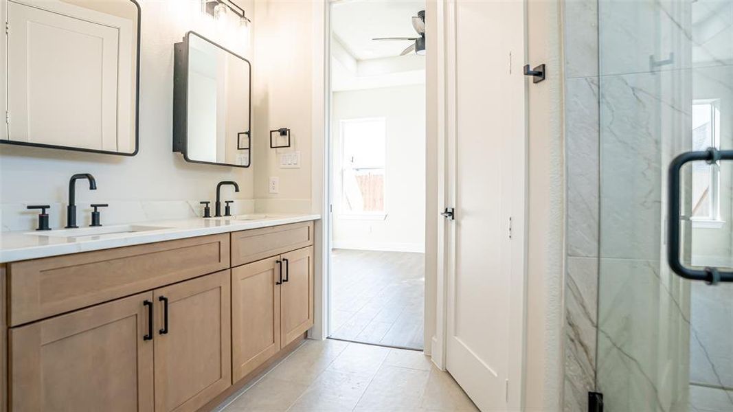 Furnished interior view inside a new home in , Granbury (Image 11).