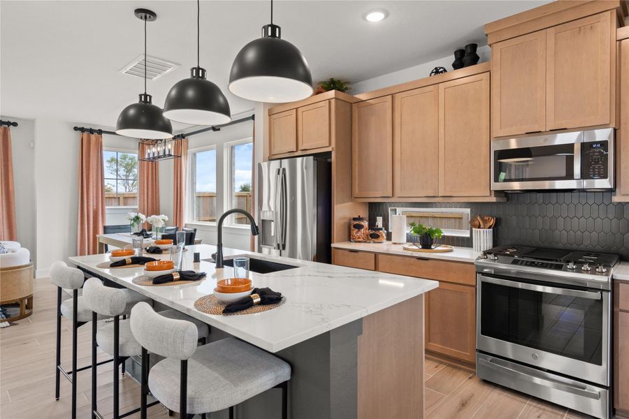 Furnished interior view inside a new home in Elyson, Katy (Image 15). Furnished interior view inside a new home in Elyson, Katy (Image 15).