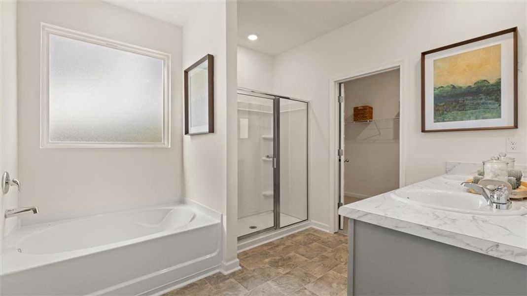 Furnished interior view inside a new home in Jackson Landing, Jefferson (Image 40).