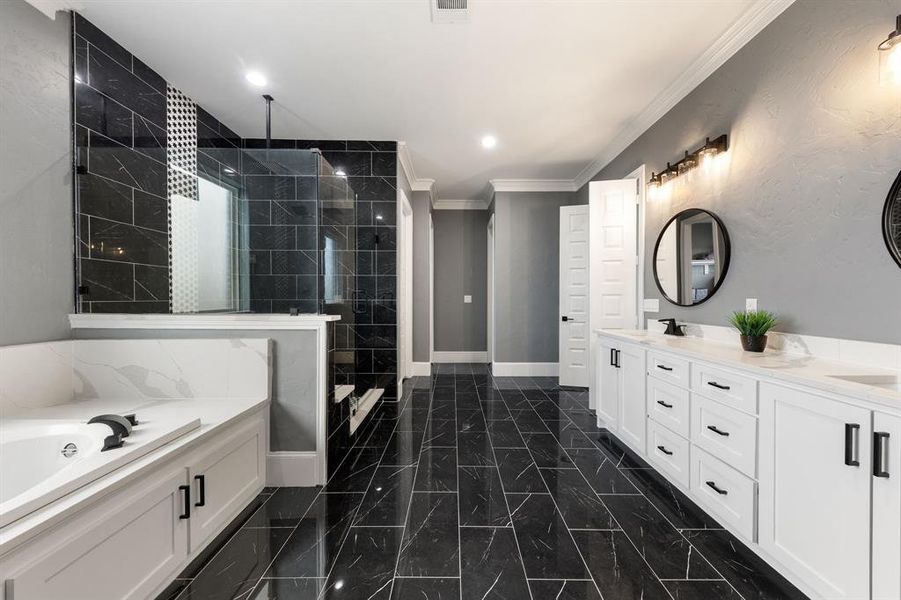 Furnished interior view inside a new home in , Royse City (Image 17).