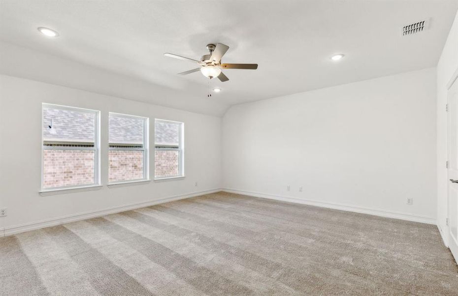 Airy game room*real home pictured