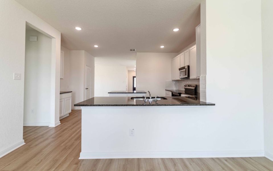 Furnished interior view inside a new home in Katzer Ranch, Converse (Image 7).