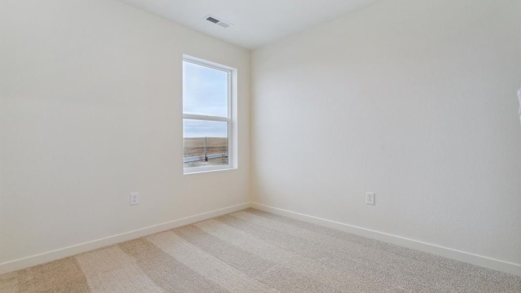 Representative unfurnished interior of a home built from the EDMON by D.R. Horton in The Ridge at Lorson Ranch, Colorado Springs (Image 16). Representative unfurnished interior of a home built from the EDMON by D.R. Horton in The Ridge at Lorson Ranch, Colorado Springs (Image 16).