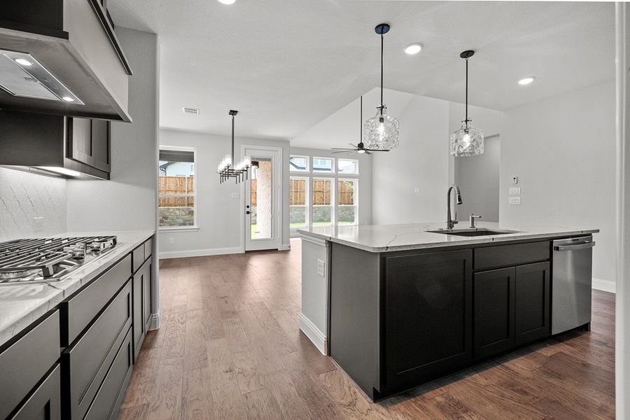 Representative furnished interior of a home built from the Bradley by Landon Homes in Lexington Frisco, Frisco (Image 9).