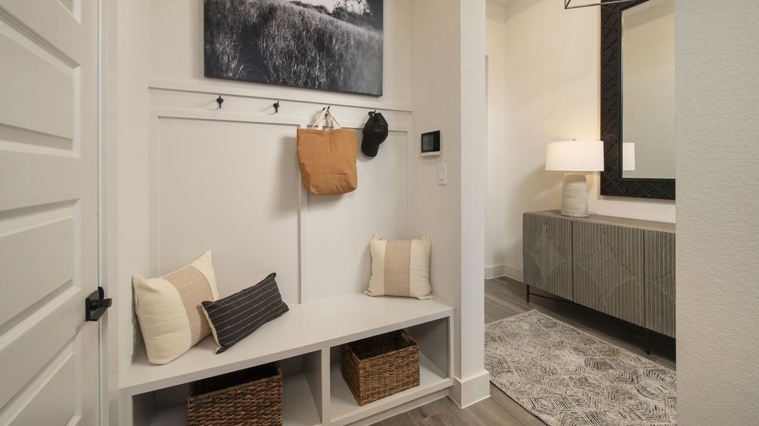 Furnished interior view inside a new home in Crosswinds, Kyle (Image 15).