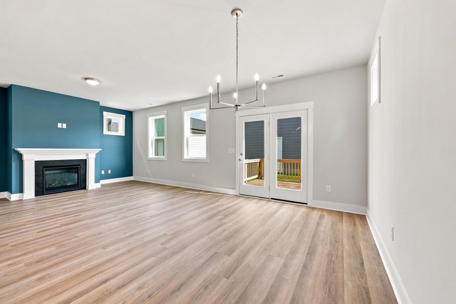 Spacious, unfurnished interior of a new home in Wendell Falls, Wendell (Image 16).