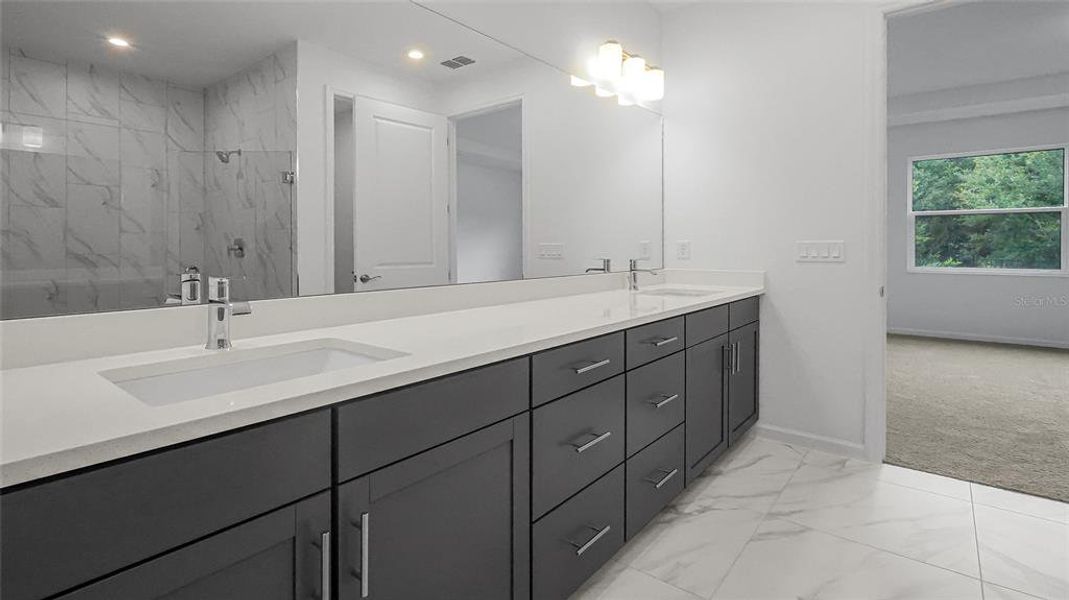 Furnished interior view inside a new home in Cresswind at Hammock Oaks, Lady Lake (Image 11).