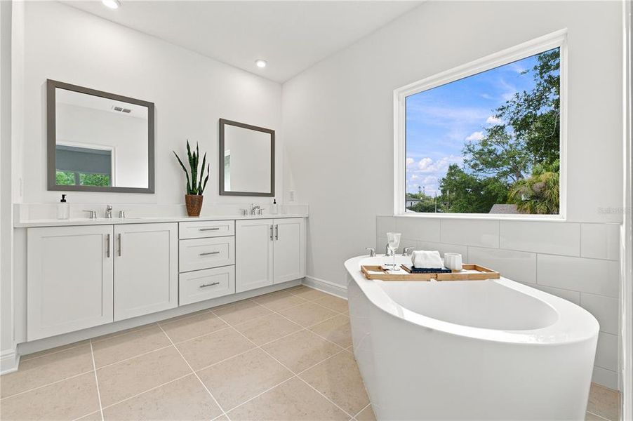 Furnished interior view inside a new home in , Tampa (Image 13).