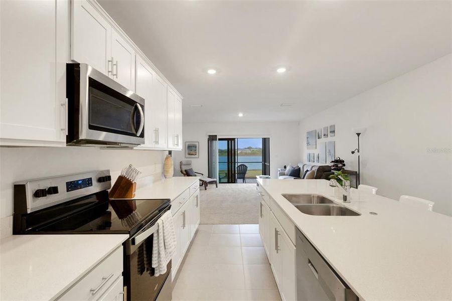 Furnished interior view inside a new home in , Sarasota (Image 14).
