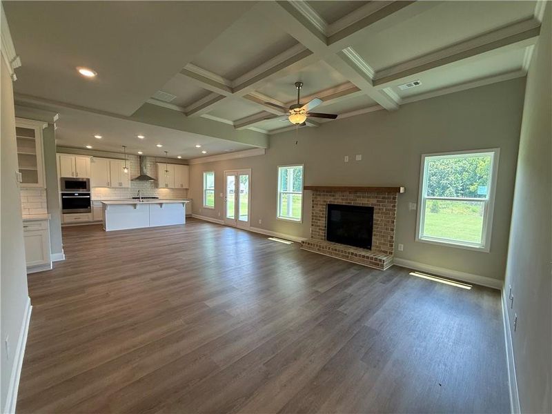 Furnished interior view inside a new home in , Hoschton (Image 15).