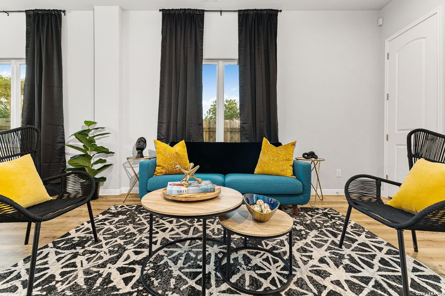 Furnished interior view inside a new home in , San Antonio (Image 15). Furnished interior view inside a new home in , San Antonio (Image 15).